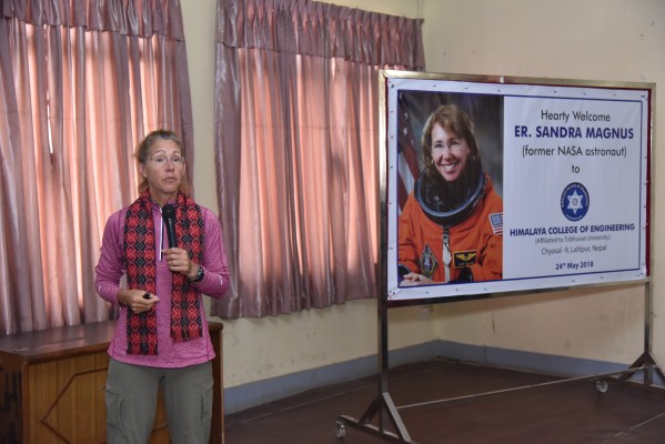 Er. Sandra Magnus, former NASA Astronaut visits HCOE
