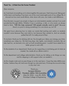 AStHa 13th Committee: A Year of Growth, Gratitude & Vision.