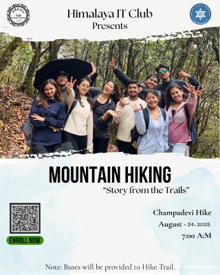 Trail Tales: Champadevi Hike 2025 organized by Himalaya IT Club.