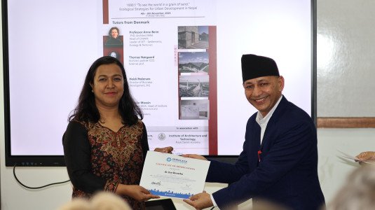 Research work on sustainable materials in association with Royal Danish Academy - Institute of Architecture and Technology, Denmark.