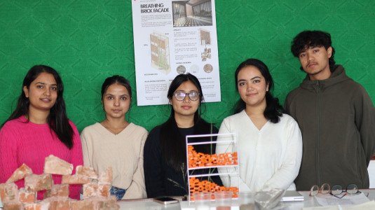 Research work on sustainable materials in association with Royal Danish Academy - Institute of Architecture and Technology, Denmark.