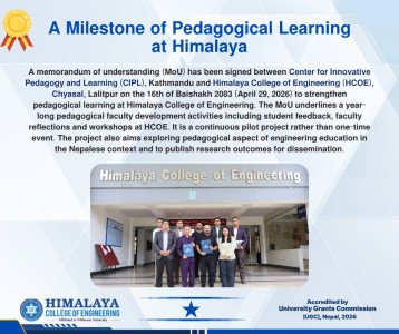 MoU Signed Between CIPL Kathmandu and Himalaya College of Engineering
